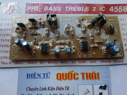 Mạch Chỉnh Âm Sắc Bass Treble Dùng Ic 4558d - Hướng Dẫn Chi Tiết