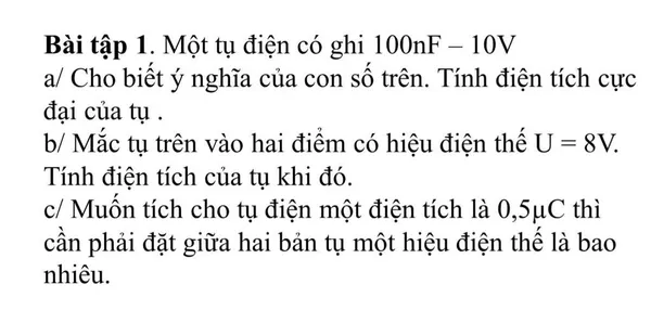 Ý Nghĩa Các Thông Số Ghi Trên Tụ Điện